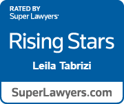 Rated By Super Lawyers Rising Stars Leila Tabrizi, SuperLawyers.com